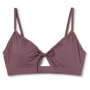Tie-Front Bikini Top 34C - Shade & Shore